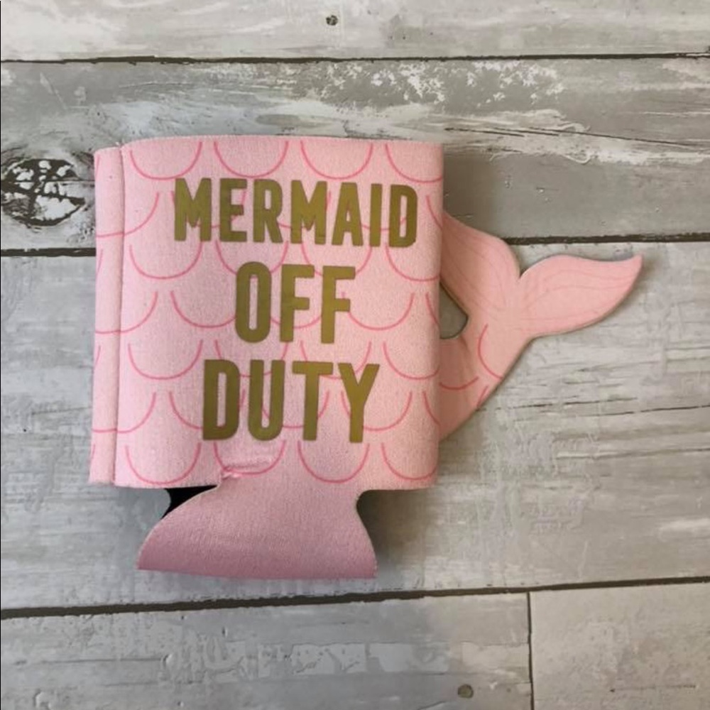 Mermaid Off Duty Can Coozie